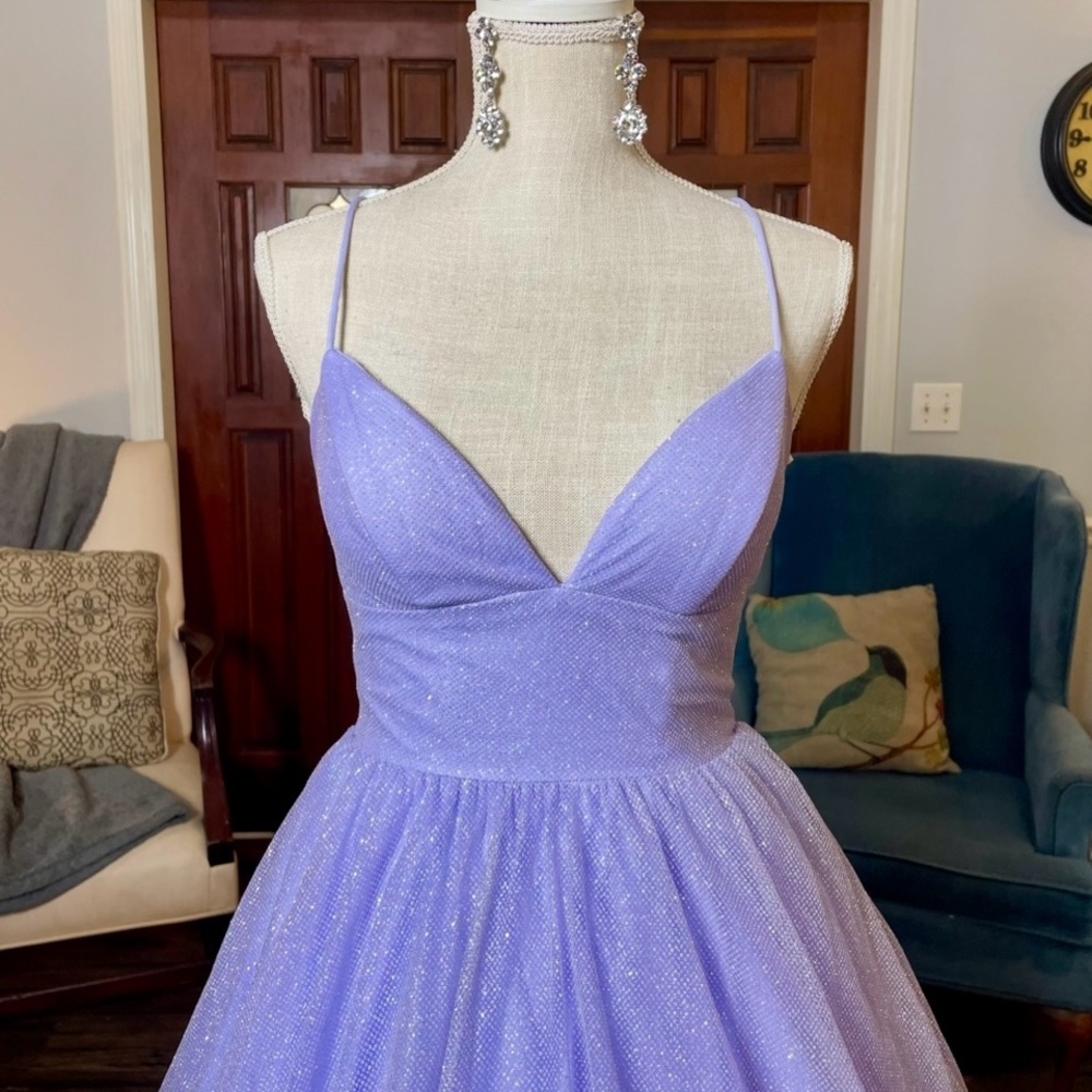 Sz 2 Sherri Hill Glitter Ballgown